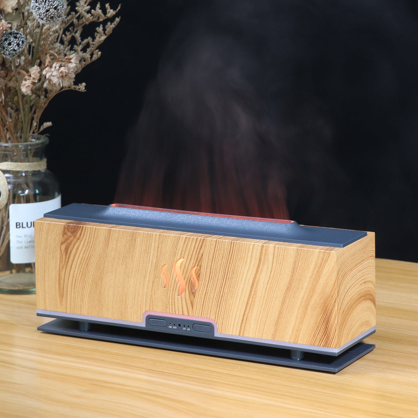 3D Flame Purification Humidifier Air Fragrance Machine